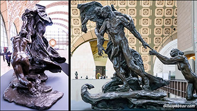 Camille Claudel (1864 - 1943)L'Age mur, Vers 1902 ,Groupe en bronze en trois parties